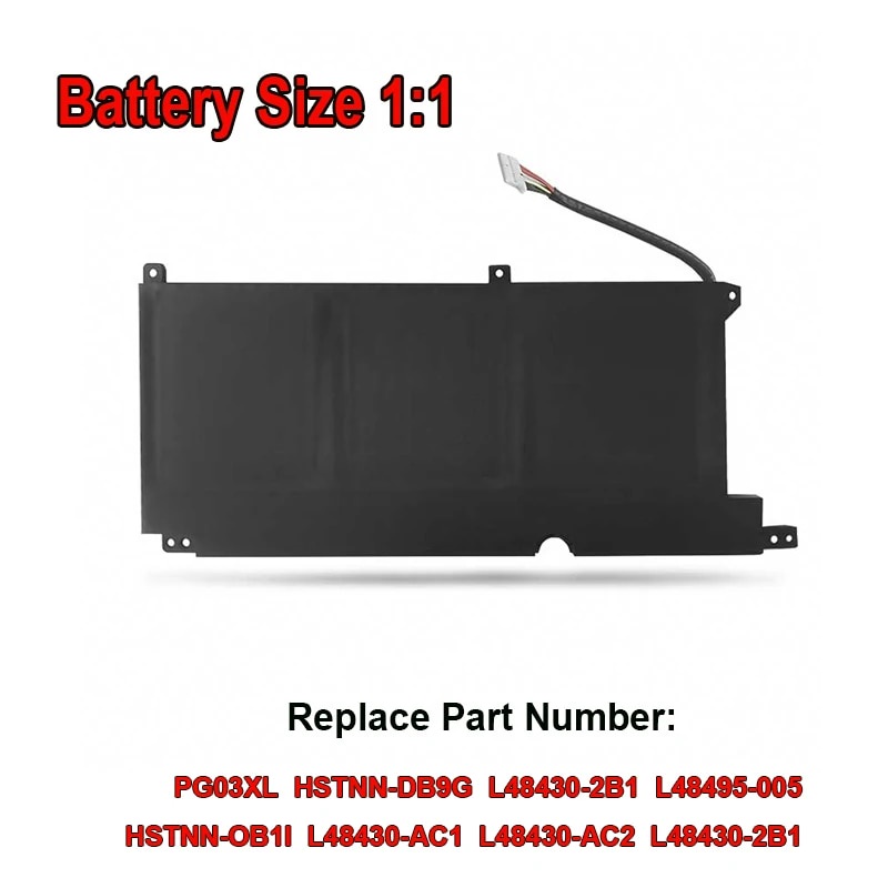 แบตเตอรี่ PG03XL For HP Pavilion Gaming 15-DK dk0003nq 15-dk0020TX 15-ec 15-ec0000 OMEN 5X FPC52 HST