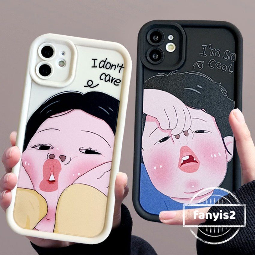 Redmi 14C 13C 13 12C 9A 10 A1 9C 9T 9 10 12 10Cหมายเหตุ13 12 11 10 8 xiaomi 12 11 Lite INSคู่ตลกเคสโทรศัพท์ป้องกันปกหลัง