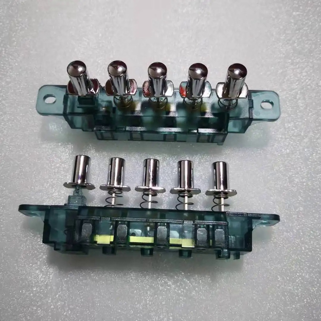 Mq165 สวิตช์ล็อค 3-Interlock 1-Reset 1-Latching 5 คีย์ 250VAC 4A สําหรับเครื่องดูดควันในครัว