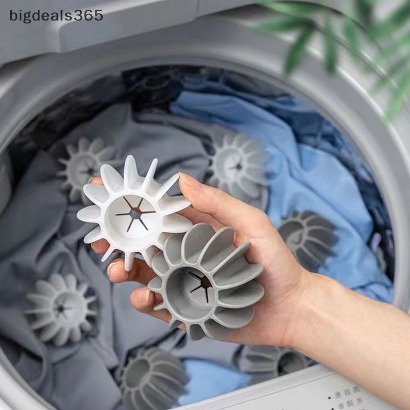 [bigdeals365] ลูกบอลซิลิโคน ใช้ซ้ําได้ สําหรับกําจัดขนสัตว์เลี้ยง แมว 5 ชิ้น