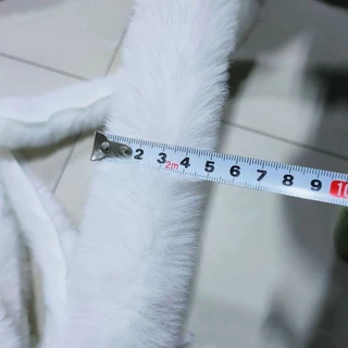 เทป/faux fur ลายเส้น fluffy trim สำหรับเสื้อผ้าเด็ก พร้อมงานฝีมือ handmade wool tops ขนาด 1 เมตร