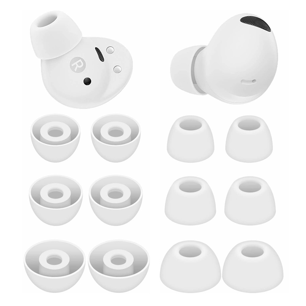 จุกหูฟัง ยางซิลิโคนนิ่ม แบบเปลี่ยน สําหรับ Samsung Galaxy Buds 2 Pro Galaxy Buds Pro 2 3 คู่