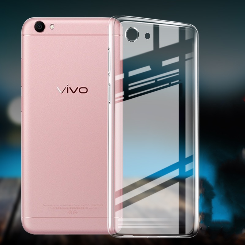 เคสอะคริลิคแข็ง ป้องกันรอยขีดข่วน สีเหลือง สําหรับ Vivo Y53 Y53i 1606 1606A