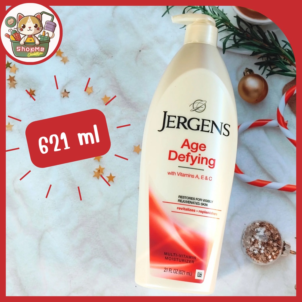 Jergens Age Defying เจอร์เก้นส์ เอจ ดีไฟน์อิ้ง 621 ml