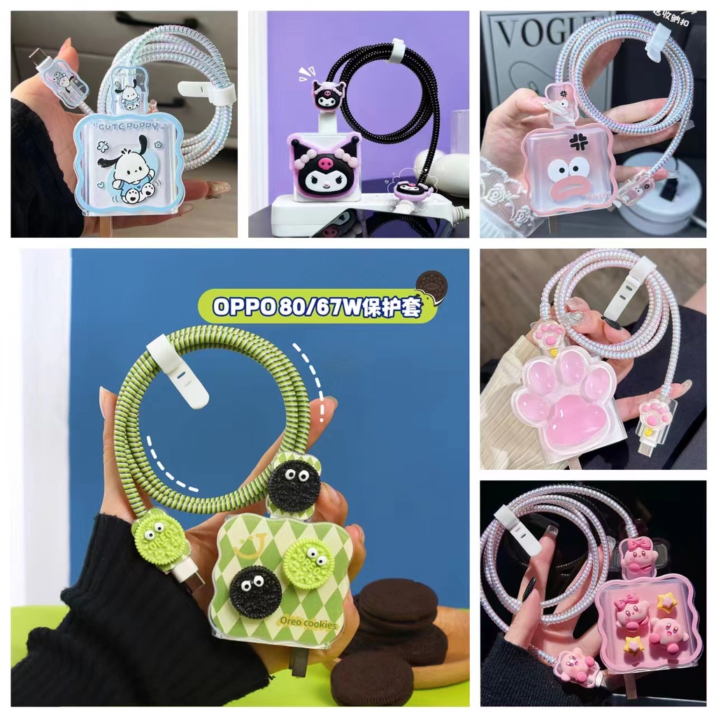 ชุดตัวป้องกันสายชาร์จ 80W Type C แบบชาร์จเร็ว สําหรับ OPPO 67W Reno 8T 8T 5G Find X5 Find X5PRO Reno