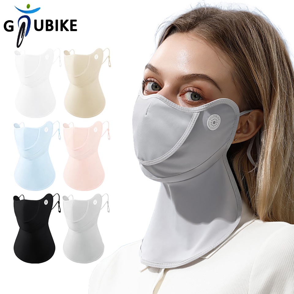 Gtubike หน้ากากกันแดด ป้องกันรังสียูวี ระบายอากาศ นุ่ม ผ้าพันคอ ทุกเพศ กีฬากลางแจ้ง ม่านบังแดด ขี่จักรยาน ขับรถ เดิน ใบหน้า คอ หมวกกันน็อก