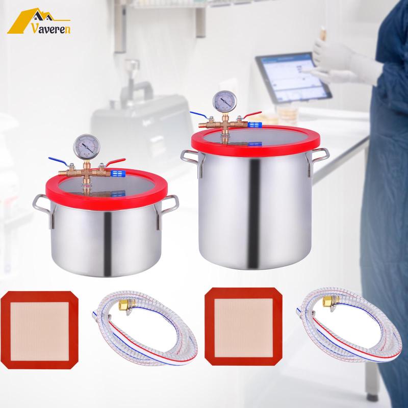 [Vaveren] หม้อแรงดันสุญญากาศ ซิลิโคนเรซิ่น 304 สเตนเลส สําหรับหล่อน้ํามันหอมระเหย