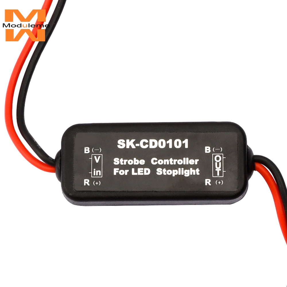 โมดูลควบคุมแฟลช ไฟเบรกท้าย LED 12-24V SK-CD0102 SK-CD0101 SK-CD0100