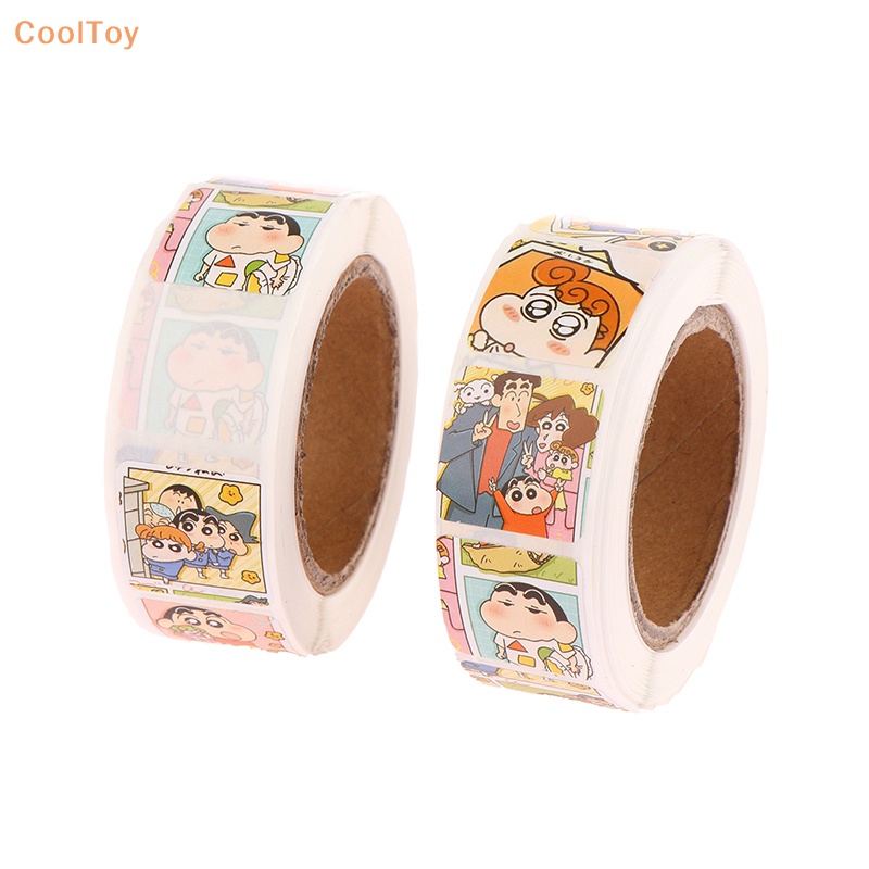 Cooltoy ขายดี สติกเกอร์ซีล ลายชินจัง สําหรับติดตกแต่งผนังรถยนต์ หนังสือ 500 ชิ้น
