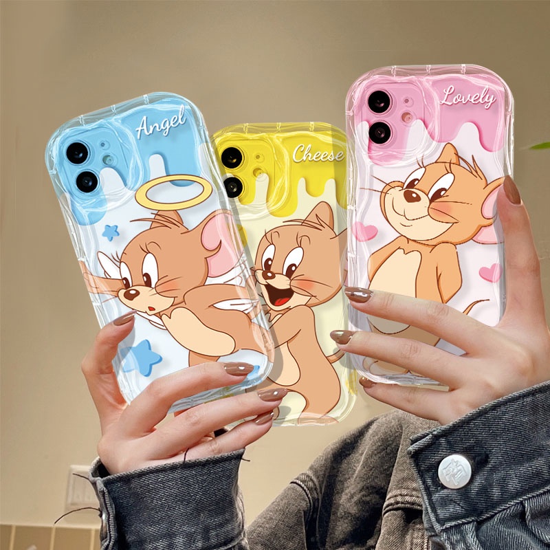 เคสโทรศัพท์มือถือ กันกระแทก ลายการ์ตูน Tom and Jerry สําหรับ iPhone 11 12 Pro Max iPhone 6 6S 7 8 Pl