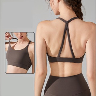 Lycra สบาย โยคะ ชุดชั้นใน แผ่นหน้าอก วิ่ง สปอร์ตบรา ยิม ท็อป…