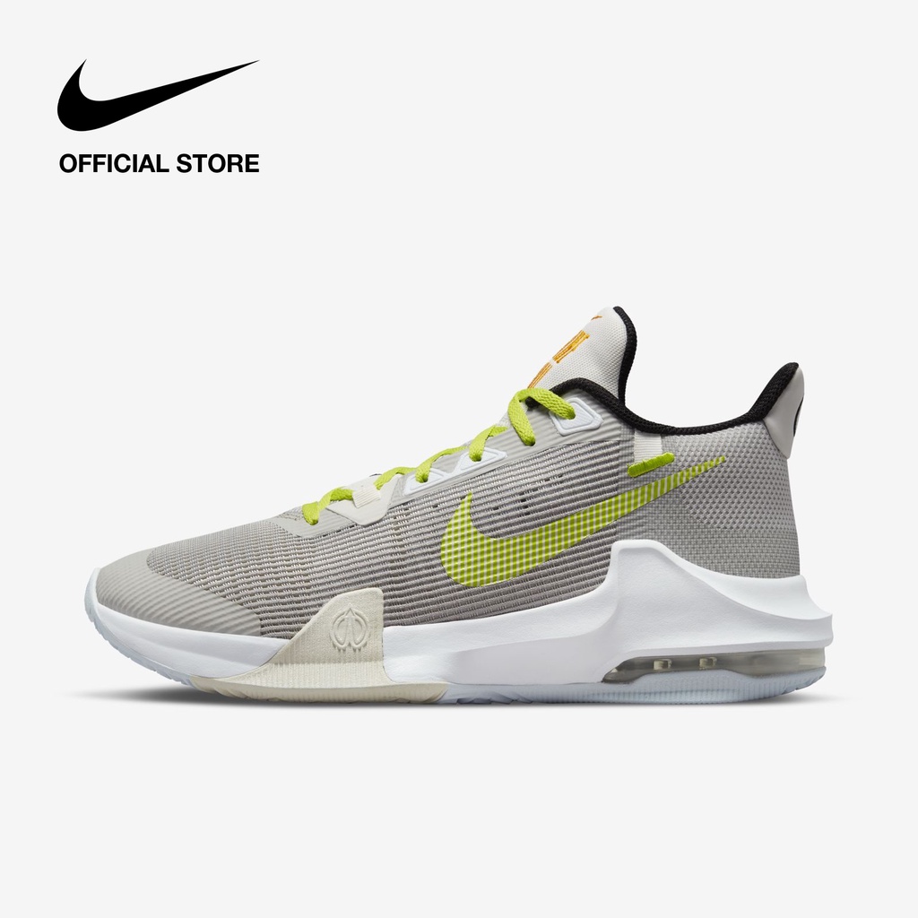 Nike Men's Air Max Impact 3 Basketball Shoes - Light Iron Ore ไนกี้ รองเท้าบาสเก็ตบอลผู้ชาย - สีไลท์ไอออนออร์