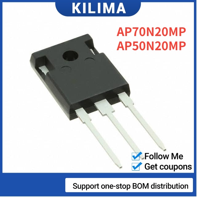 มอสเฟต AP70N20MP AP50N20MP TO-247 200V 70A APM N-Channel 5 ชิ้น