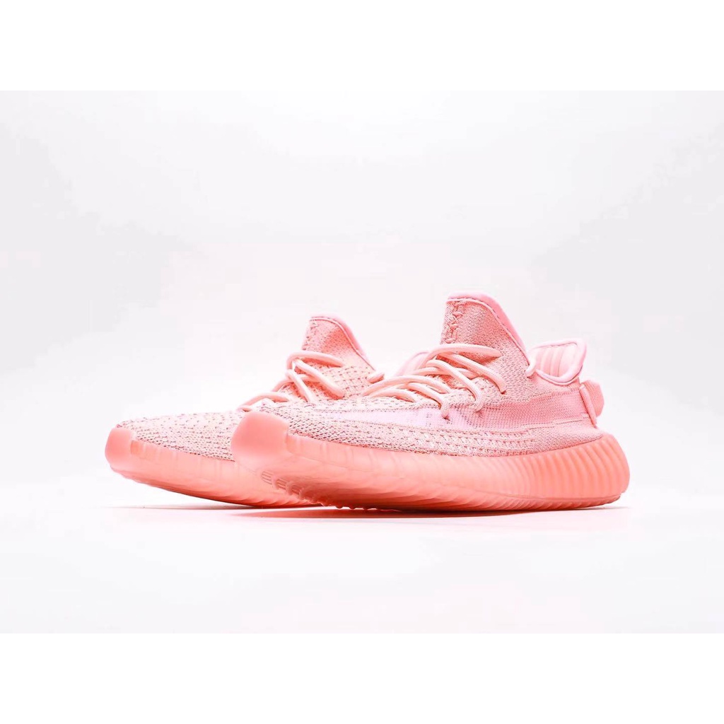 Original Adidas Yeezy BOOST-350 V2 STATIC REFLECTIVE EXCLUSIVE ผ้าใบสำหรับสตรี รองเท้า Hot sales