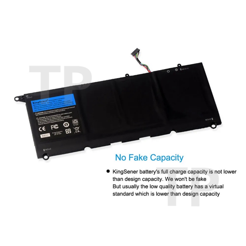 TP KingSener 90V7W JHXPY JD25G 090V7W Laptop Battery For Dell XPS 13 9343 XPS13 9350 13D-9343 P54G 0