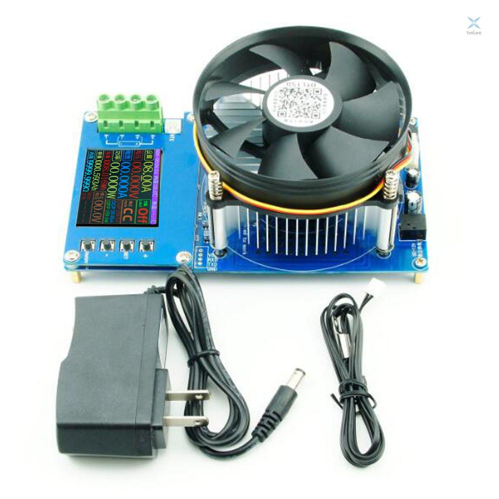 เครื่องทดสอบความจุแบตเตอรี่ลิเธียม 150W 20A ปรับได้ 2.4 นิ้ว TFT 4 โหมด ชาร์จ USB