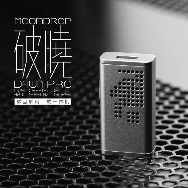 Moondrop DAWN Protable USB DAC/AMP Dual CS43131 DAC 32Bit/384kHz DSD256 ถอดรหัส Heasphone เครื่องขยายเสียง