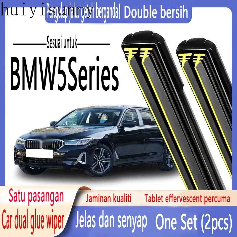 Hys BMW 5 Series Wiper แถบยางคู่ Wiper กระดูกอ่อน Wiper BMW E60 M5 520i 523i 525i 530i 540i 525d 530
