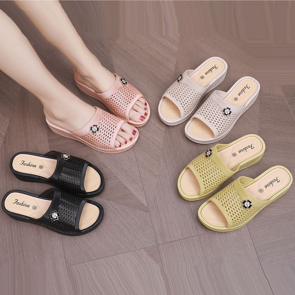 ผู้หญิง Home MFW08-W51 รองเท้าแตะในห้องน้ํากันลื่นหนาSoled