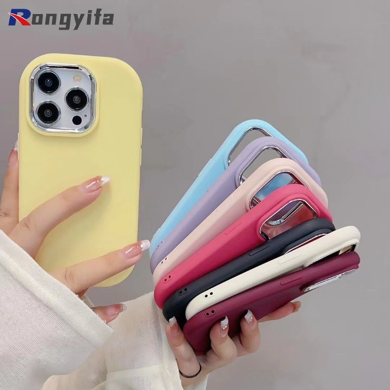 เคสป้องกันโทรศัพท์มือถือ สีพื้น คุณภาพสูง สําหรับ Redmi Note 13 Pro 5G 13 Pro Plus 12 Pro 5G 12 Turbo 11S 5G 11T 10T 10 5G