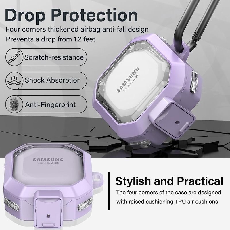 เคสใส กันกระแทก สําหรับ Samsung Galaxy Buds Live & Buds FE & Buds 2