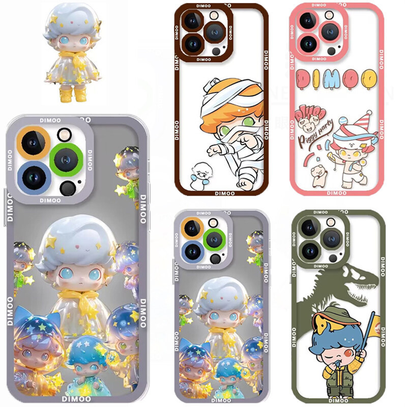 เคสโทรศัพท์มือถือแบบนิ่ม ใส กันกระแทก ลายการ์ตูน POP MART Dimoo ตานางฟ้า สําหรับ VIVO Y22 Y22S Y73 Y