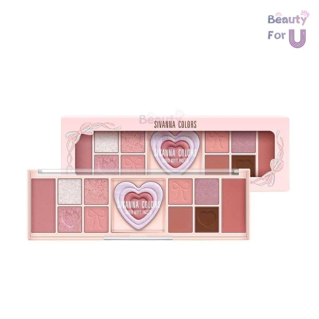 Sivanna Colors Lovely Multi Palette ซีเวนน่า อายแชโดว์ เลิฟลี มัลติ พาเลทท์ (HF661)