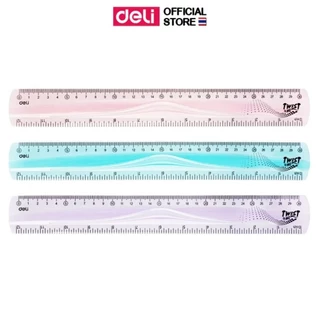 ไม้บรรทัดงอได้ Deli รุ่น EH21 ยาว30cm. งอได้ ไม่หัก (คละสี / จำหน่าย 1 ชิ้น)