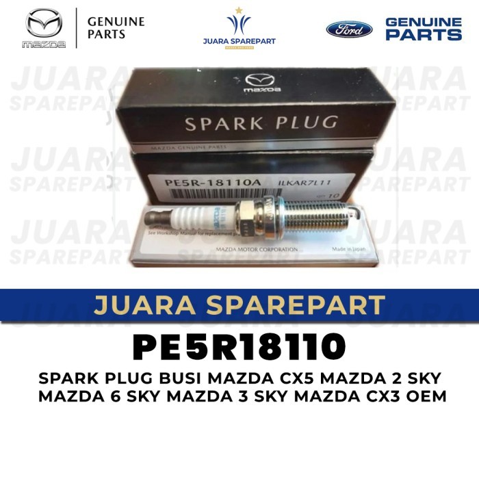 หัวเทียน Mazda CX5 Mazda 2 Sky Mazda 6 Sky 3 Sky CX3 Oem PE5R18110