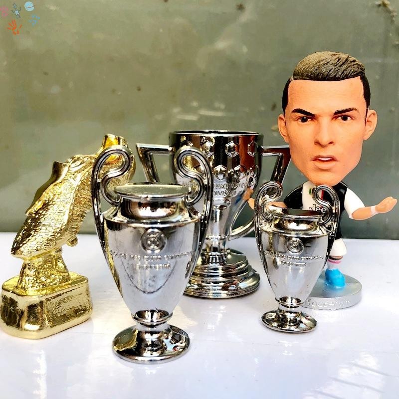 [KEW] Uefa Champions League Trophy เครื่องประดับลูกฟุตบอล Uefa Europa League Match รางวัลมินิถ้วยราง
