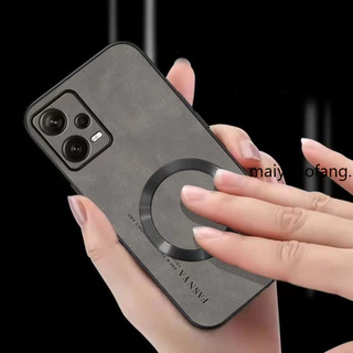 ปลอก Redmi note 12 5g Redmi note 12 pro 5g เคสโทรศัพท์ป้องกันการสั่นสะเทือนแหวนดูดแม่เหล็กฝาครอบป้องกันพร้อมขอบนุ่มและกันลื่นฝาหลัง ybpcxq