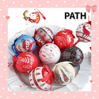 Path ลูกบอลพลาสติก สําหรับแขวนตกแต่งต้นคริสต์มาส 2 ชิ้น