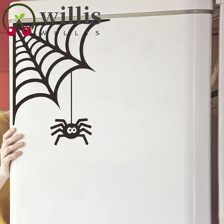 Willis สติกเกอร์วอลเปเปอร์ ลายใยแมงมุม DIY สําหรับติดตกแต่งผนัง หน้าต่าง