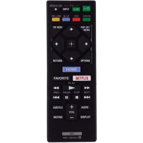 RMT-VB100U Origianl ระยะไกลสําหรับ Sony Blu-ray เครื่องเล่น DVD BDP-S1500 S3500 BDP-BX150