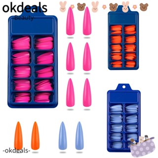 Okdeals DIY เล็บปลอม เจล UV สําหรับตกแต่งเล็บ