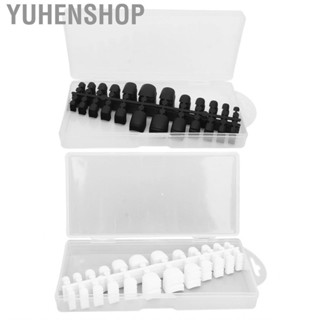 Yuhenshop 240pcs Adhesive False Toe Nails DIY Full Cover Breathable Artificial Nail US