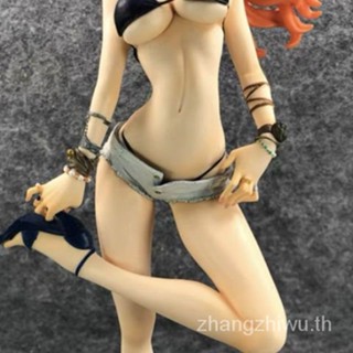 ของแท้ ฟิกเกอร์ แว่นตา One Piece Nami Nami Little Thief Cat Christmas Edition สําหรับตกแต่ง