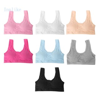 Inn บราฝึกซ้อม เด็ก ใต้เสื้อผ้า ไร้สาย ใส่สบาย Bralette Bra 6 สี