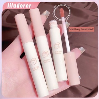 Danmolu 5 ชิ้น/เซ็ต Lip Glaze Set Matte หมอกกำมะหยี่สีขาวนักเรียน Moisturizing ราคาถูกลิปสติก HO