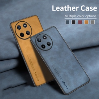 เคสโทรศัพท์หนังแกะ TPU แบบนิ่ม กันกระแทก สําหรับ Realme 11 4G 5G 11X 2023 Realme11 X Realme11X