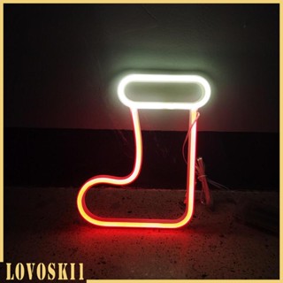 [Lovoski1] โคมไฟนีออน LED สําหรับแขวนตกแต่งเทศกาลคริสต์มาส ร้านอาหาร