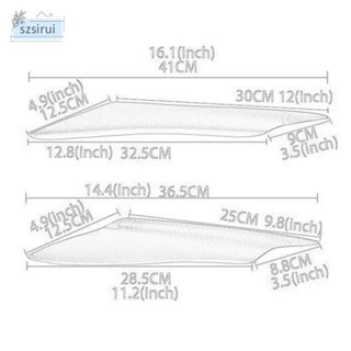 [szsirui] อะไหล่กันชนหน้า ลิปดิฟฟิวเซอร์ สําหรับรถยนต์ 4 ชิ้น