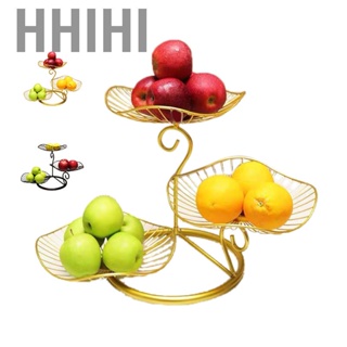 Hhihi Nordic Style 3 Tier Fruit  Modern Multi Layer Snack Storage for Living Room Coffee Table