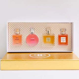 Chanel น้ําหอมขัดผิว ตัวอย่างจีน 4 ชิ้น เซต 25 มล.×4