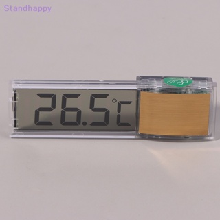 Standhappy เครื่องวัดอุณหภูมิปลาดิจิทัล LCD อุปกรณ์เสริม สําหรับตู้ปลา