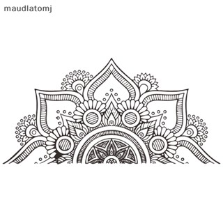 สติกเกอร์ติดผนัง ลาย Maud Mandala สําหรับตกแต่งบ้าน