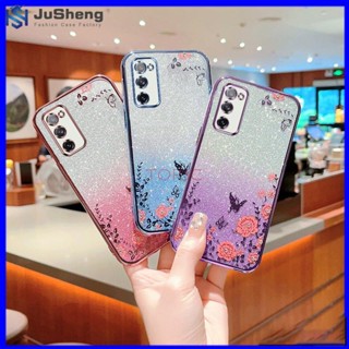 Jusheng เคสโทรศัพท์มือถือ ลายผีเสื้อกระพริบ สําหรับ samsung S20 FE S10 Plus MMHY