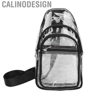 Calinodesign Sling Shoulder Bag  Clear Adjustable Breathable Strap for Beach