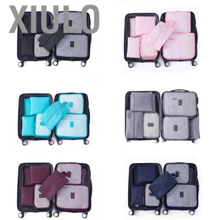 Xiulo 7 Set Packing Cubes  Dirt Resistant Oxford Cloth Luggage Organizers for Travel