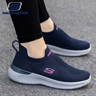 พร้อมส่ง Skechers_ รองเท้าผ้าใบลําลอง ระบายอากาศ สําหรับผู้หญิง